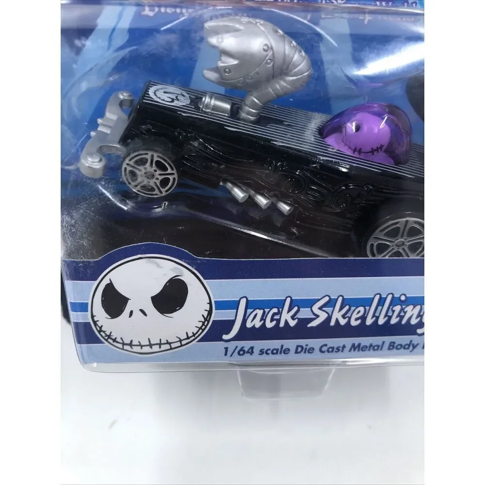 Disney Racers Jack Skellington 1/64 Scale Die Cast Metal Body Race Car. Sealed